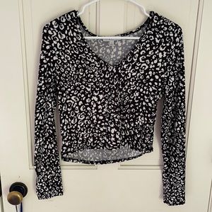 Gaze small cheetah print top